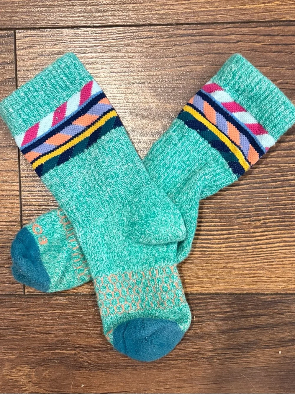 Bombas Set of 4 Pair Crew Sock, Various Colors, Size Youth (6-10 years)